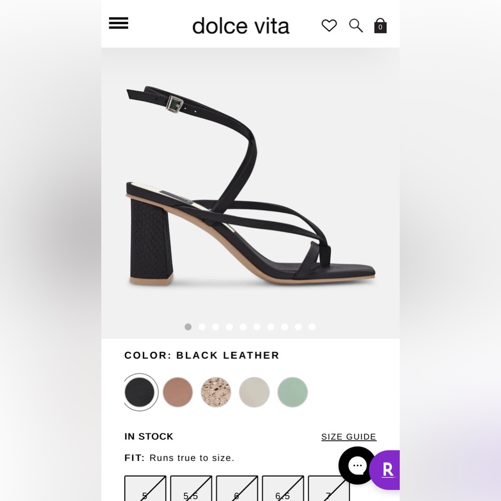 Dolce Vita Paroo Black Heels